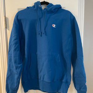 Men's Bright Blue Champion Reverse Weave Sweatshirt Size M